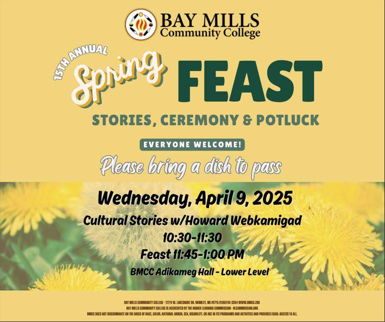 2025 BMCC Spring Feast flyer