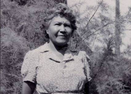 Lucy LeBlanc, first woman Tribal President